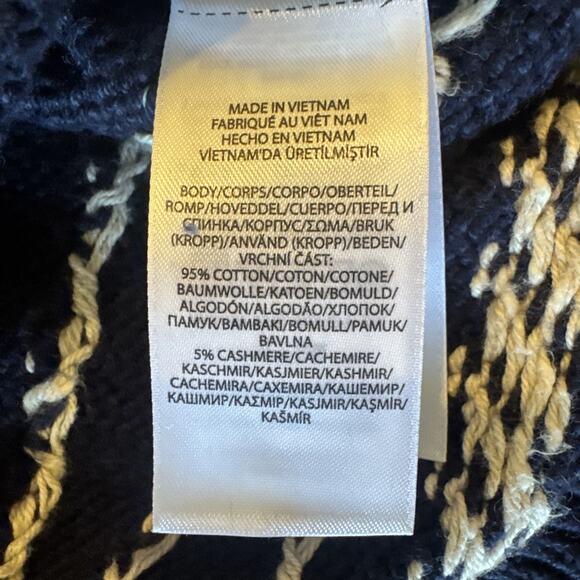 NEW Polo Ralph Lauren Snowflake Cotton Cashmere Sweater Mens XL Christmas Ski - Picture 6 of 9